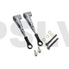 LX0605 Lynx Heli T-REX 450 L / PRO Ultra DFC Arm Set in Silver